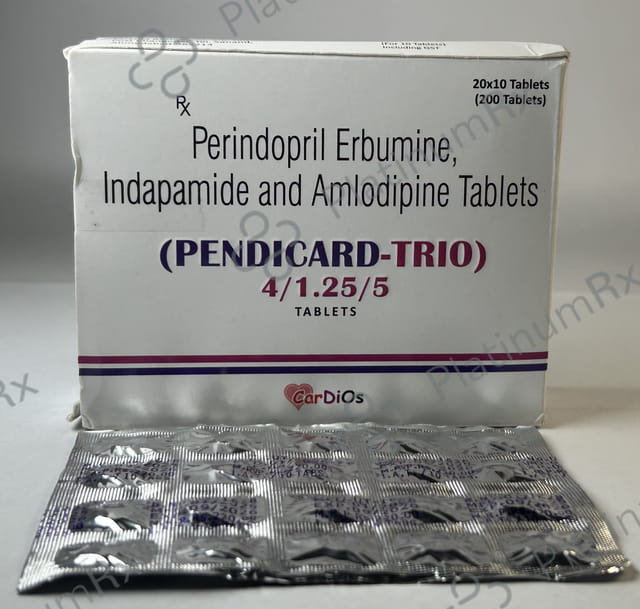 Pendicard Trio 4/1.25/5mg Tablet 10s