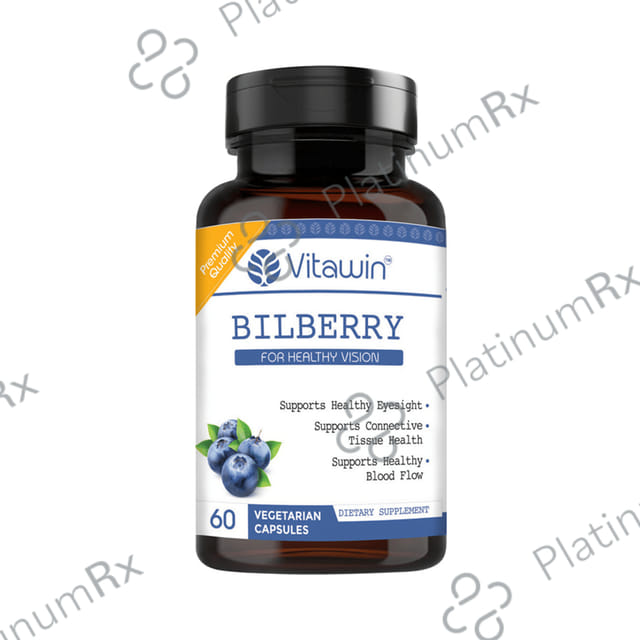 Vitawin Bilberry 500mg Vegetarian Capsule