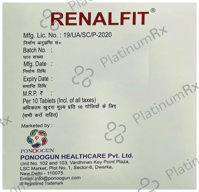 Renalfit Tablet 10s