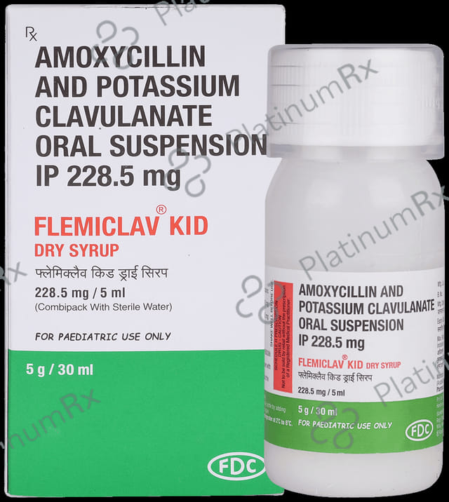 Flemiclav Kid 200/28.5mg Dry Syrup 30ml