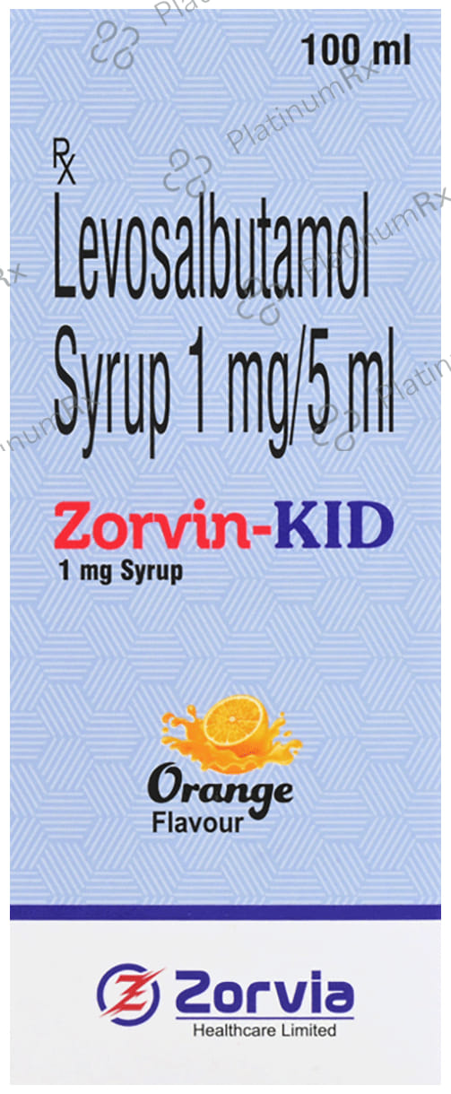 Zorvin Kid 1mg Orange Syrup 100ml