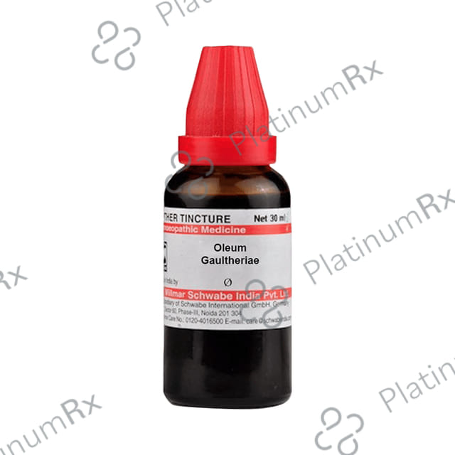 Dr Willmar Schwabe India Oleum Gaultheriae Mother Tincture Q