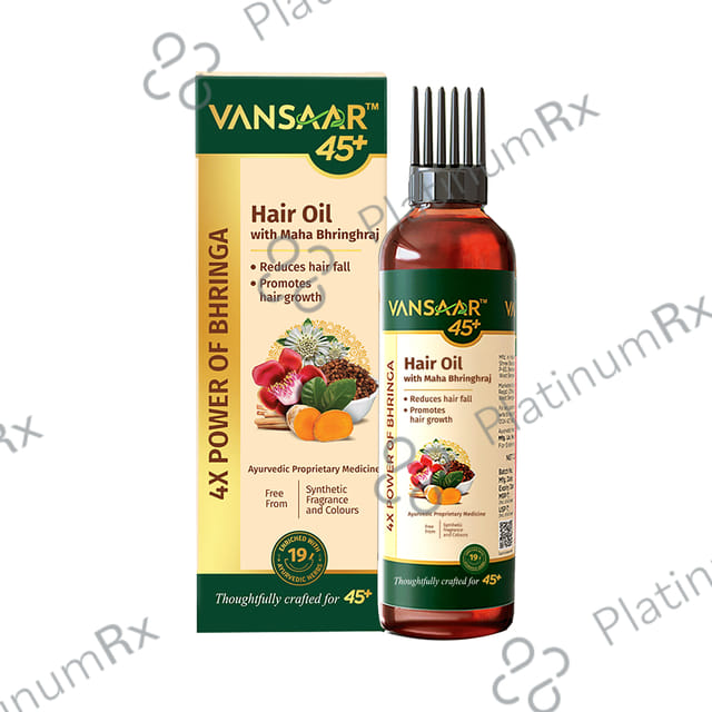 Vansaar Maha Bhringraj Oil 1st Clinically Proven for Hairfall Control 100 ml