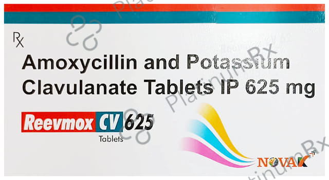 Reevmox CV 625 500/125mg Tablet 10s