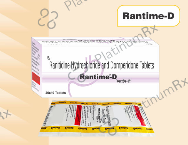 Rantime D 10mg/150mg Tablet