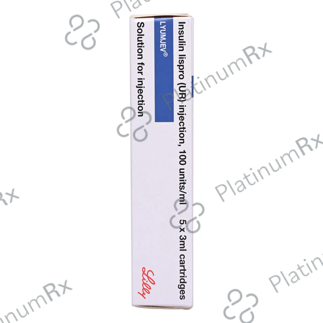 Lyumjev 100IU Cartridge Injection 3ml