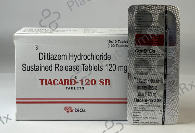 Tiacard 120mg Tablet SR 10s