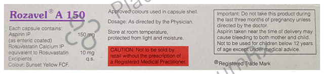 Rozavel A 150/10mg Capsule 10s