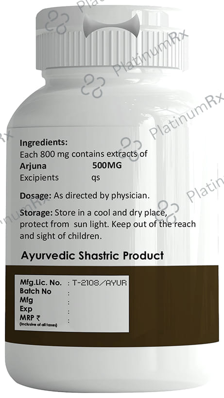 Happy Millions Arjuna Tablet - Cardio Protector & Healthy Heart - 30 tablets