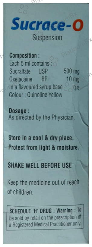 Sucrace O 10/500mg Suspension 200ml