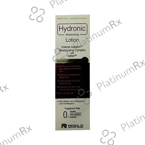 Hydronic Moisturizing Lotion Fragrance Free Lotion 100ml