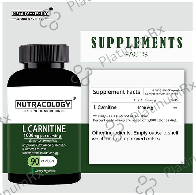 Nutracology L Carnitine 1000mg Capsule