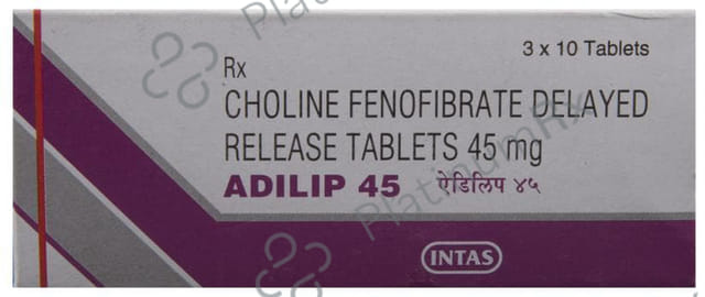 Adilip 45mg Tablet DR 10s