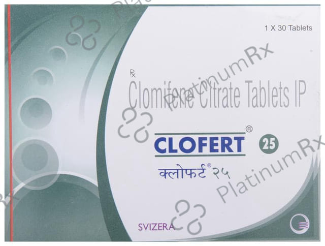 Clofert 25mg Tablet 30s