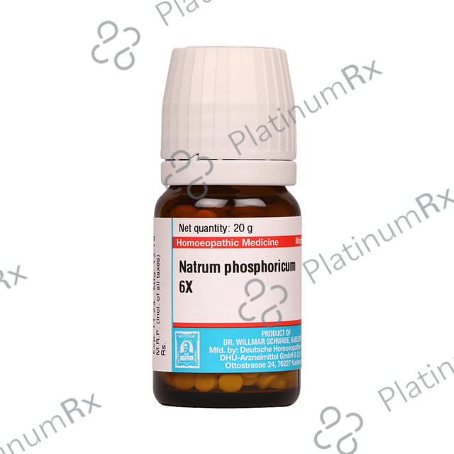 Dr Willmar Schwabe Germany Natrum Phosphoricum Biochemic Tablet 6X
