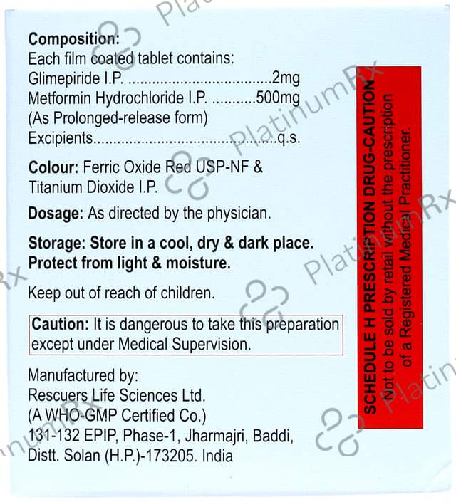 Glimiduo M2mg Tablet PR 10s