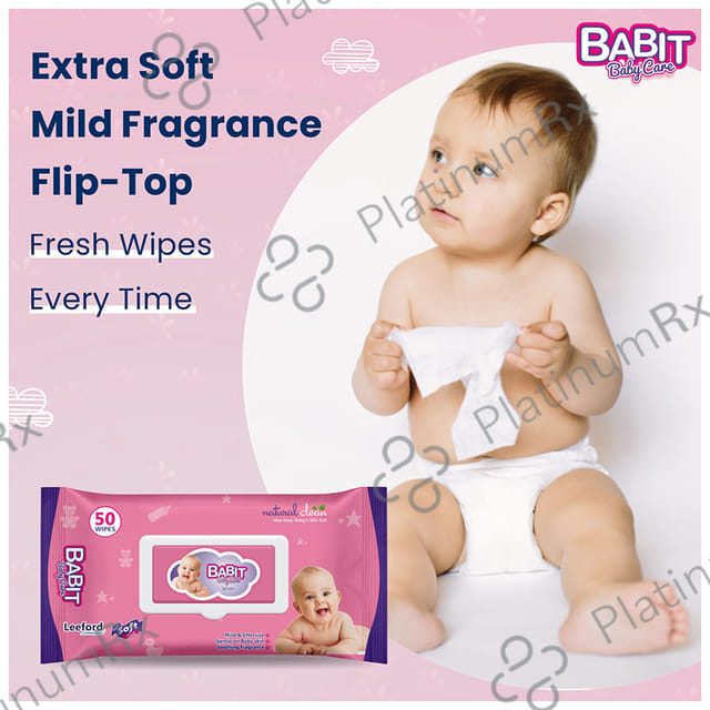 Babit Baby Care Wipes 50 wipes
