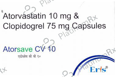 Atorsave CV 10/75mg Capsule 10s