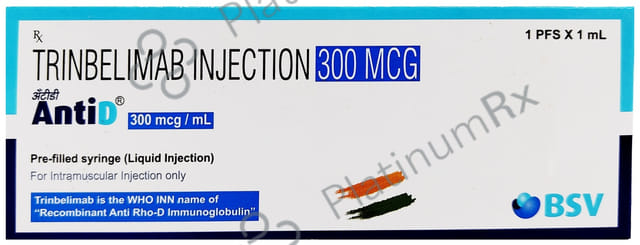 AntiD 300mcg PFS Injection 1ml
