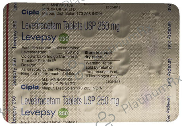 Levepsy 250mg Tablet 15s