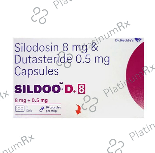 Sildoo D Plus 8/0.5mg Capsule 10s