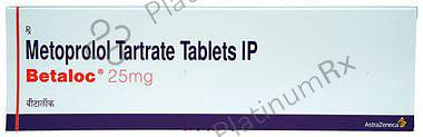 Betaloc 25mg Tablet 30s