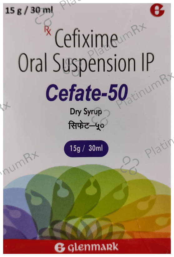 Cefate 50mg Dry Syrup 30ml