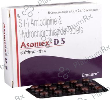 Asomex D 5/12.5mg Tablet 15s