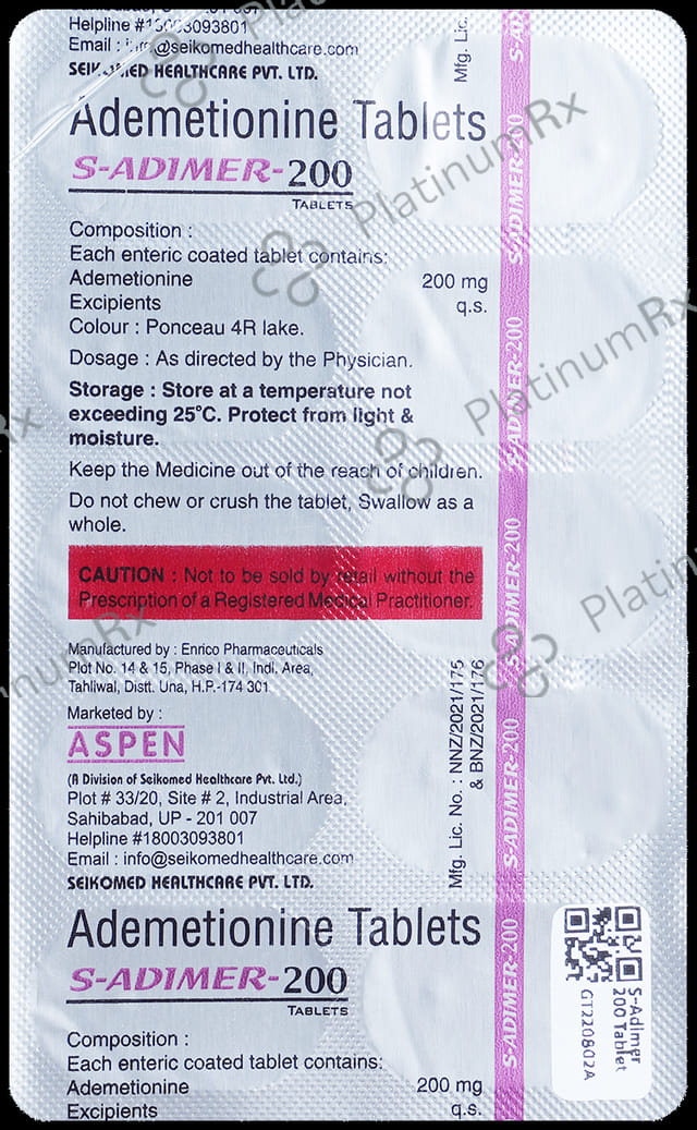 S-Adimer 200 Tablet