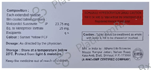 Vrimolol 25 Tablet ER