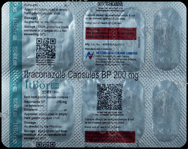 Itbor 200mg Capsule 10s