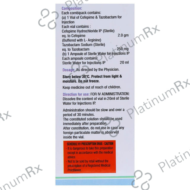 Specipime 2.250gm Injection 1s