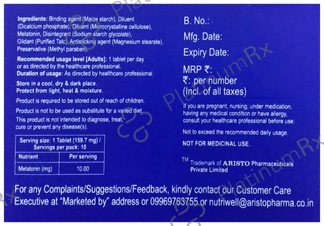 Meloset 10mg Tablet 10s