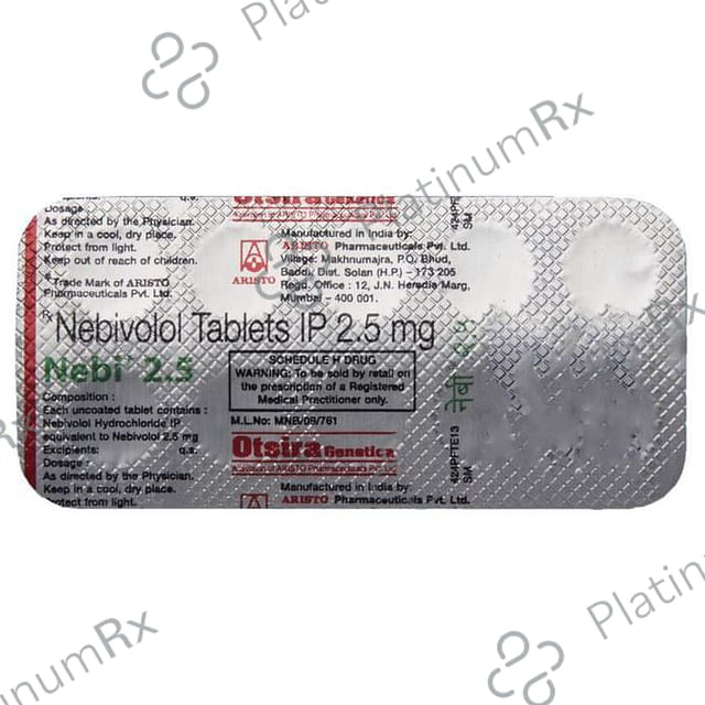 Nebi 2.5mg Tablet 10s