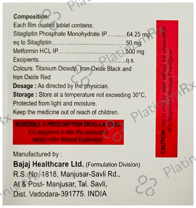 Dexglip 50/500 Tablet