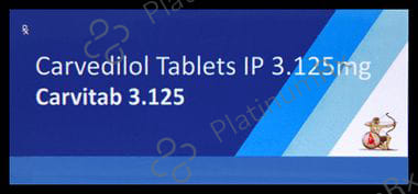Carvitab 3.125mg Tablet 10s