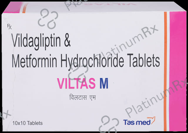 Viltas M 500mg/50mg Tablet 10 Tablet
