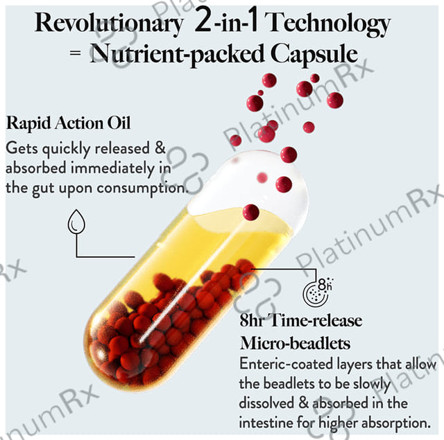 Wellbeing Nutrition Slow Multi for Her with Astaxanthin Cranberry Vegan Omega Oil Capsule 60s