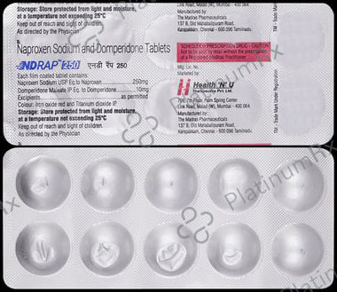 Ndrap 10/250mg Tablet 10s