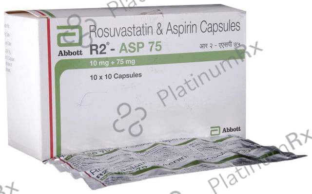 R2 ASP 75/10mg Capsule 10s