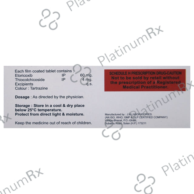 Colchietob 60/4mg Tablet 10s
