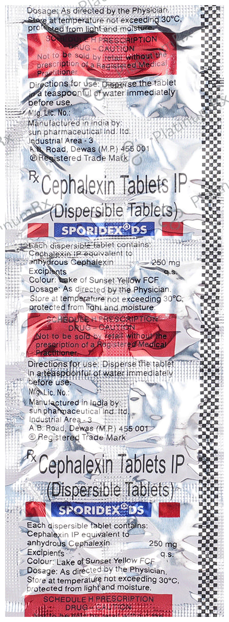 Sporidex DS 250mg Tablet 10s