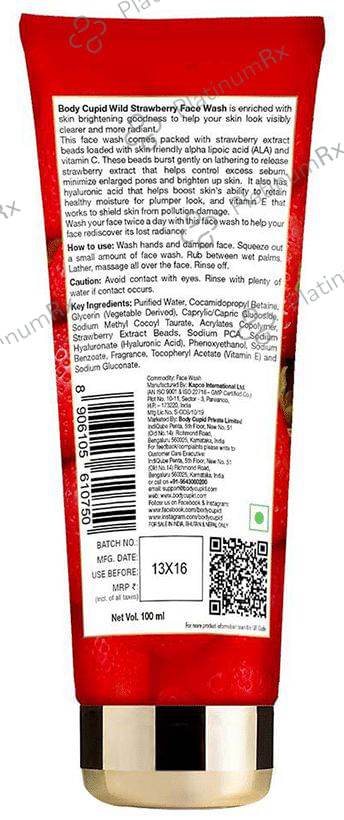 Body Cupid Wild Strawberry Face Wash
