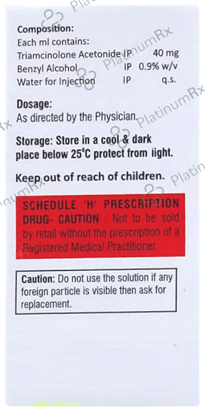 Vilcort 40mg Injection 1s