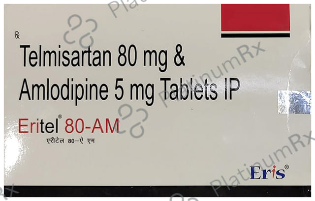 Eritel 80 AM 5/80mg Tablet 15s