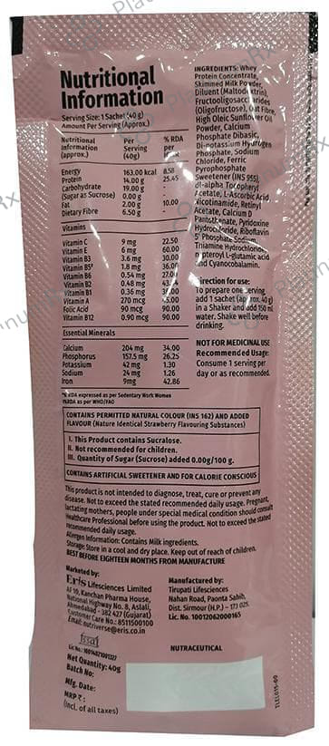 Prototal Whey Protein Sachet Fruity Strawberry