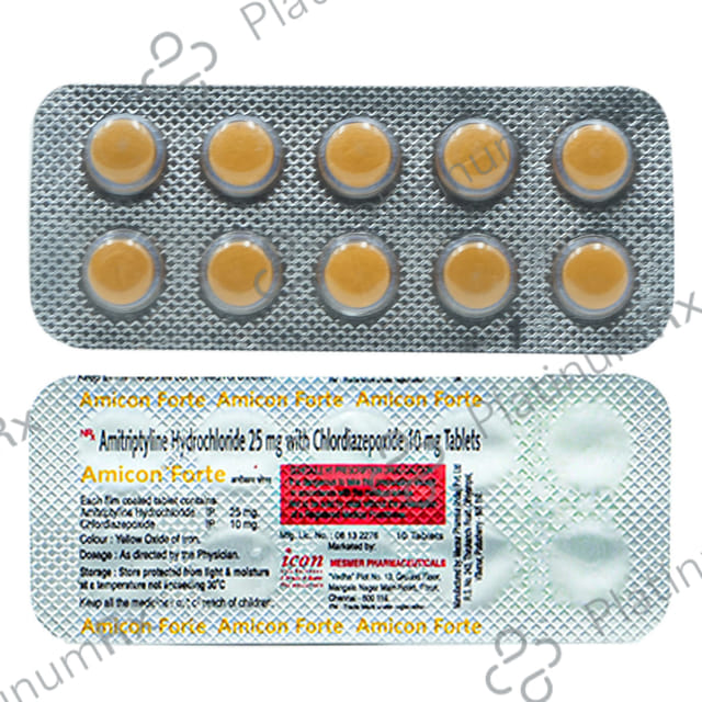 Amicon Forte 25/10mg Tablet 10s