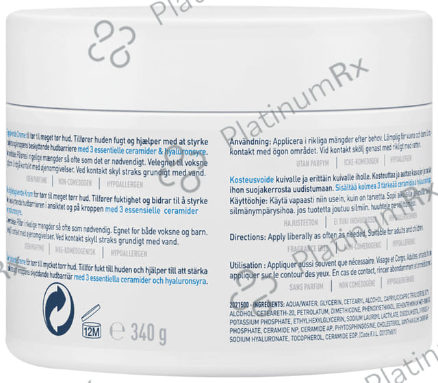 CeraVe Moisturising Cream for Dry to Very Dry Skin 340 gm