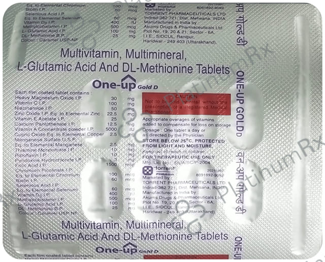 One UP Gold D Tablet 10s