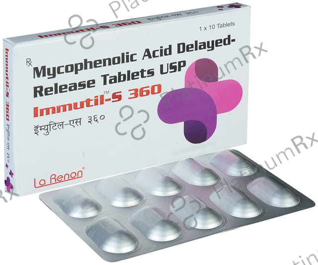 Immutil S 360mg Tablet DR 10s